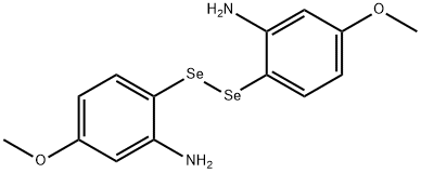 2,2'-diselenobis[5-methoxyaniline] Struktur