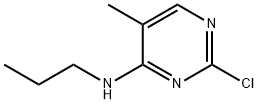 2-chloro-5-methyl-4-(N-propylamino)pyrimidine Struktur