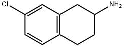 7-Chloro-1,2,3,4-tetrahydronaphthalen-2-amine Struktur