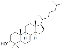 4,4-dimethylcholest-7-ene-3-ol Struktur