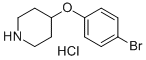 4-(4-BROMO-PHENOXY)-PIPERIDINE HYDROCHLORIDE Struktur