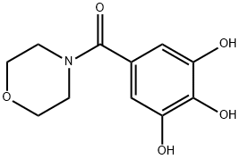 4-(3,4,5-Trihydroxybenzoyl)morpholine Struktur