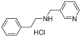 Phenethyl-pyridin-3-ylmethyl-amine hydrochloride Struktur