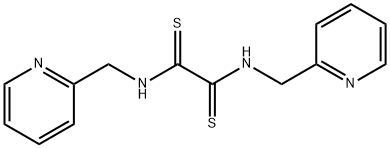 N,N'-Bis[(2-pyridinyl)methyl]dithioxamide Struktur