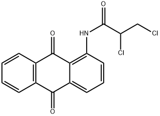 N-(9,10-Dihydro-9,10-dioxoanthracen-1-yl)-2,3-dichloropropionamide Struktur