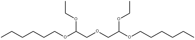 Bis(2-hexyloxy-2-ethoxyethyl) ether Struktur