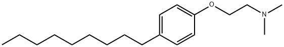 (2-Dimethylaminoethyl)p-nonylphenyl ether Struktur