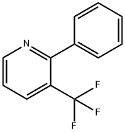 2-Phenyl-3-(trifluoromethyl)-pyridine Struktur