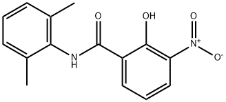 N-(2,6-Dimethylphenyl)-2-hydroxy-3-nitrobenzamide Struktur