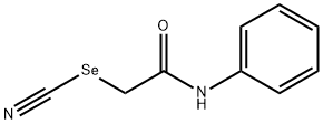 2-Oxo-2-(phenylamino)ethyl selenocyanate Struktur