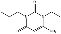 6-Amino-1-ethyl-3-propyluracil Struktur