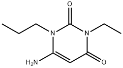 6-Amino-3-ethyl-1-propyluracil Struktur