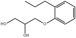 3-(o-Propylphenoxy)-1,2-propanediol Struktur