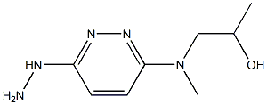 3-Hydrazino-6-((2-hydroxypropyl)methylamino)pyridazine dihydrochloride Struktur