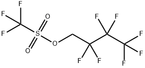 1H,1H-HEPTAFLUOROBUTYL TRIFLATE Struktur