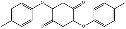 2,5-Di(p-tolyloxy)-1,4-cyclohexanedione Struktur