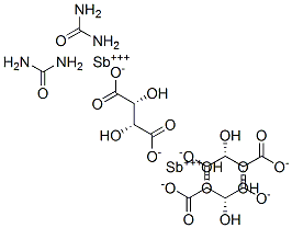 UREAANTIMONYLTARTRATE Struktur