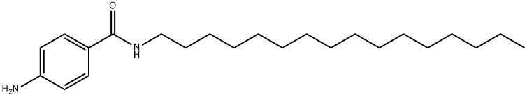 4-AMINO-N-HEXADECYLBENZAMIDE Struktur