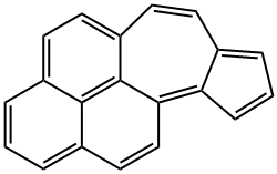 Azuleno(4,5,6-cd)phenalene Struktur