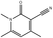 1,4,6-TRIMETHYL-2-OXO-1,2-DIHYDRO-3-PYRIDINECARBONITRILE Struktur