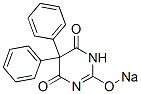 5,5-Diphenyl-2-sodiooxy-4,6(1H,5H)-pyrimidinedione Struktur