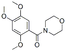 4-(2,4,5-Trimethoxybenzoyl)morpholine Struktur