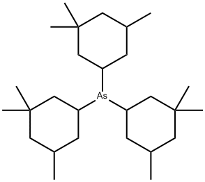 Tris(3,3,5-trimethylcyclohexyl)arsine Struktur