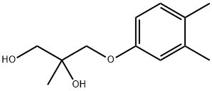 2-Methyl-3-(3,4-dimethylphenoxy)-1,2-propanediol Struktur