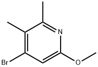 Pyridine,4-bromo-6-methoxy-2,3-dimethyl- Struktur