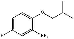 Benzenamine, 5-fluoro-2-(2-methylpropoxy)- (9CI) Struktur