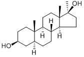 17-methyl-5alpha-androstane-3beta,17beta-diol Struktur