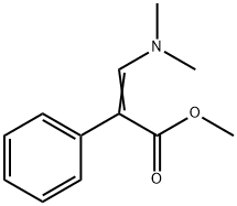 methyl (Z)-3-(dimethylamino)-2-phenyl-2-propenoate Struktur