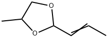 4-Methyl-2-(1-propenyl)-1,3-dioxolane Struktur