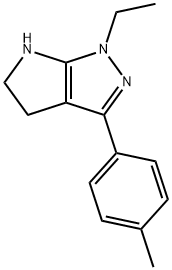 Pyrrolo[2,3-c]pyrazole, 1-ethyl-1,4,5,6-tetrahydro-3-(4-methylphenyl)- (9CI) Struktur