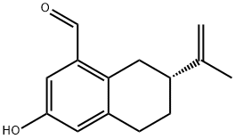 (R)-5,6,7,8-Tetrahydro-3-hydroxy-7-isopropenyl-1-naphthalenecarbaldehyde Struktur