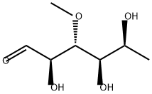 3-O-methyl-6-deoxy-D-talose Struktur