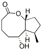 Cyclopent[b]oxocin-2(3H)-one, octahydro-6-hydroxy-7-methyl-, (6R,6aS,7R,9aR)- (9CI) Struktur