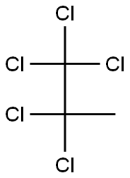 1,1,1,2,2-Pentachloropropane Struktur