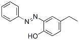 Phenol, 4-ethyl-2-(phenylazo)- (9CI) Struktur