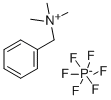 BENZYLTRIMETHYLAMMONIUM HEXAFLUOROPHOSPHATE Struktur