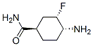 Cyclohexanecarboxamide, 4-amino-3-fluoro-, (1R,3S,4R)- (9CI) Struktur