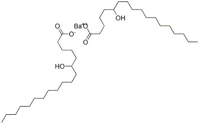 Bis(6-hydroxyoctadecanoic acid)barium salt Struktur