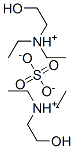 bis[diethyl(hydroxyethyl)ammonium] sulphate Struktur