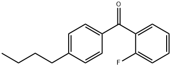 4-butyl-2'-fluorobenzophenone Struktur