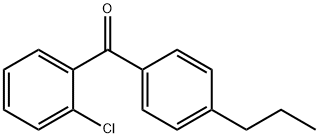 2-CHLORO-4'-N-PROPYLBENZOPHENONE Struktur