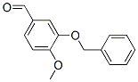 3-Benzyloxy-4-Methoxybenzaldehyde Struktur