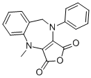 4-METHYL-10-PHENYL-9,10-DIHYDRO-4H-2-OXA-4,10-DIAZA-BENZO[F]AZULENE-1,3-DIONE Struktur