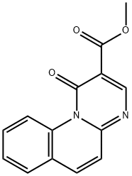 1-Oxo-1H-pyrimido[1,2-a]quinoline-2-carboxylic acid methyl ester Struktur