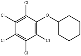 Cyclohexylpentachlorophenyl ether Struktur