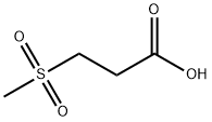 3-(METHYLSULFONYL)PROPANOIC ACID Struktur